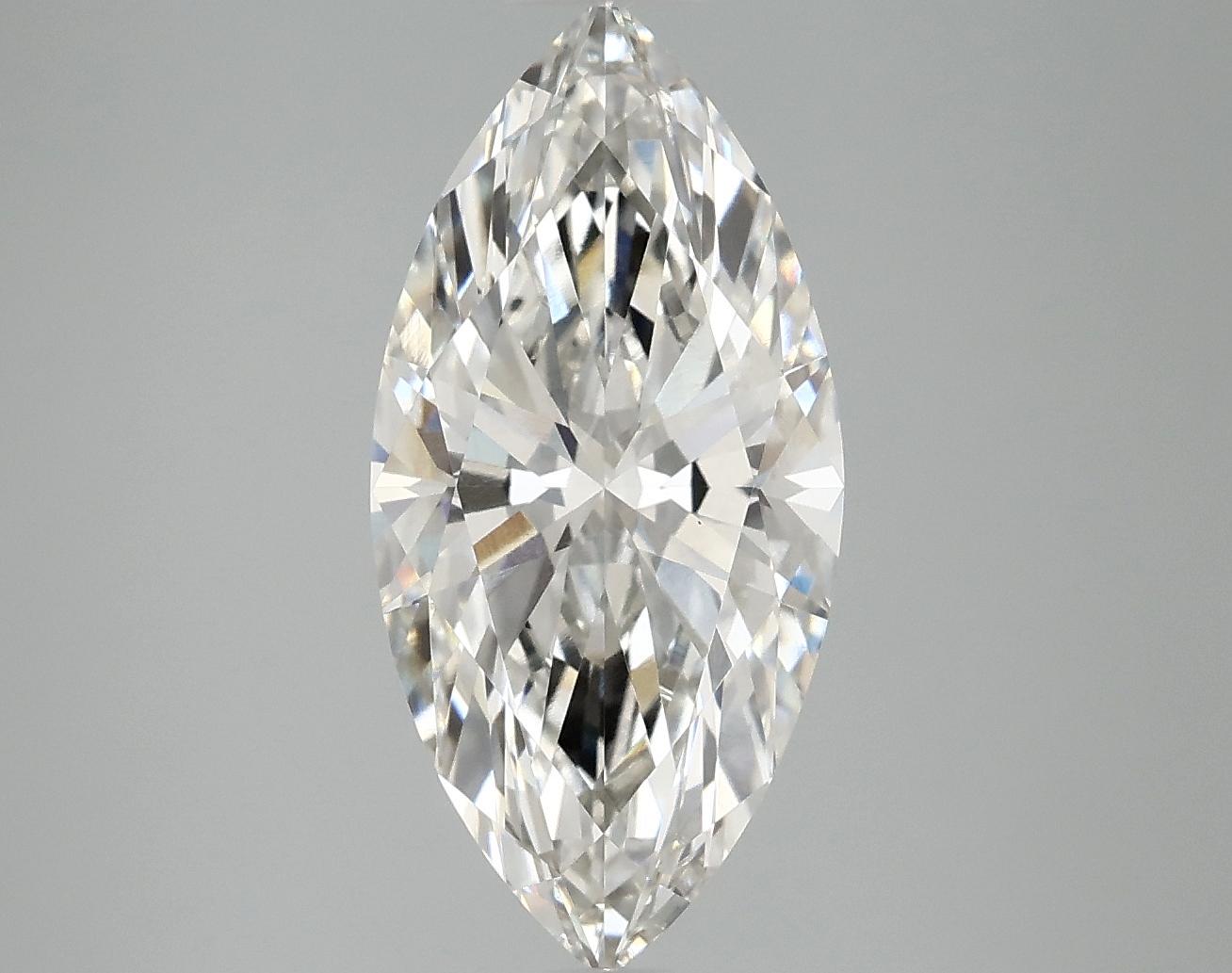 3.07 Carat Marquise Shaped Excellent Cut VS1 IGI Certified Lab Grown Diamond