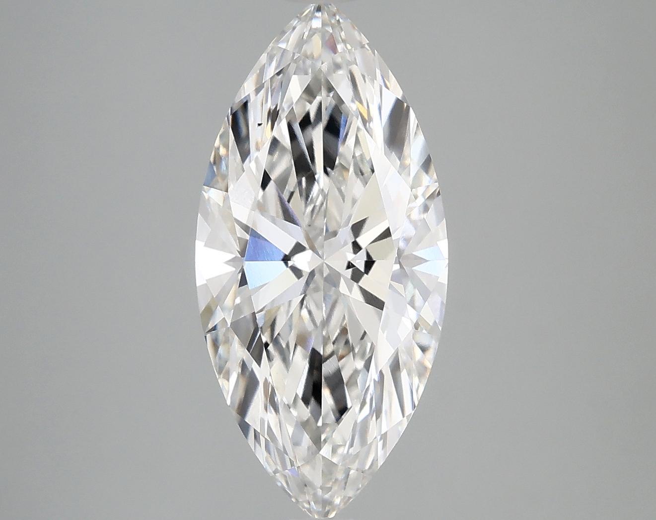 3.2 Carat Marquise Shaped Excellent Cut VS1 IGI Certified Lab Grown Diamond