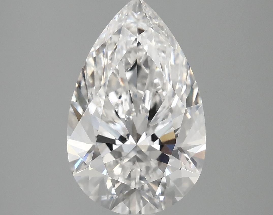 3.05 Carat Pear Shaped Ideal Cut VVS2 IGI Certified Lab Grown Diamond