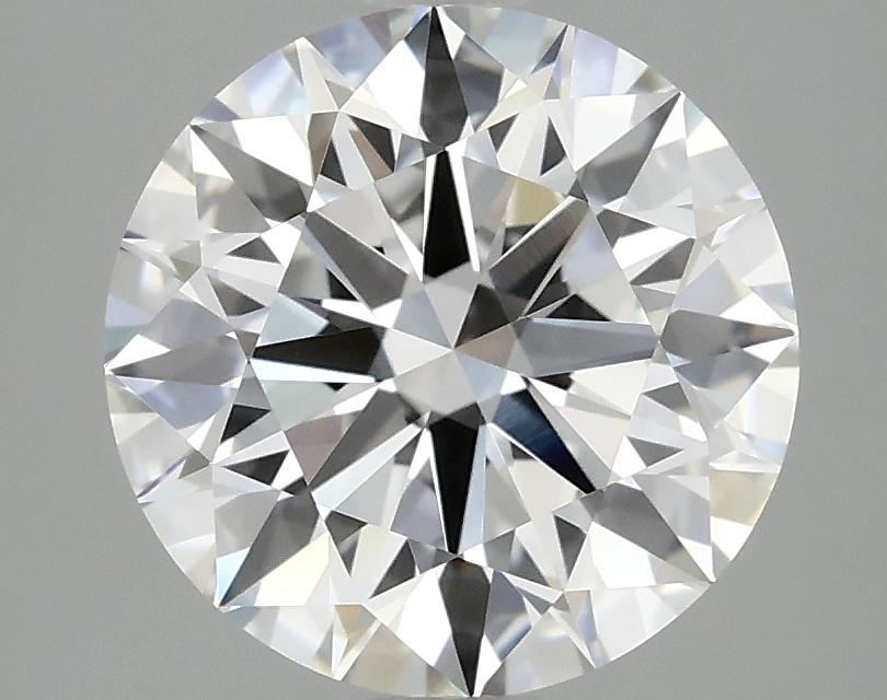 3.09 Carat Round Shaped Ideal Cut VVS2 IGI Certified Lab Grown Diamond
