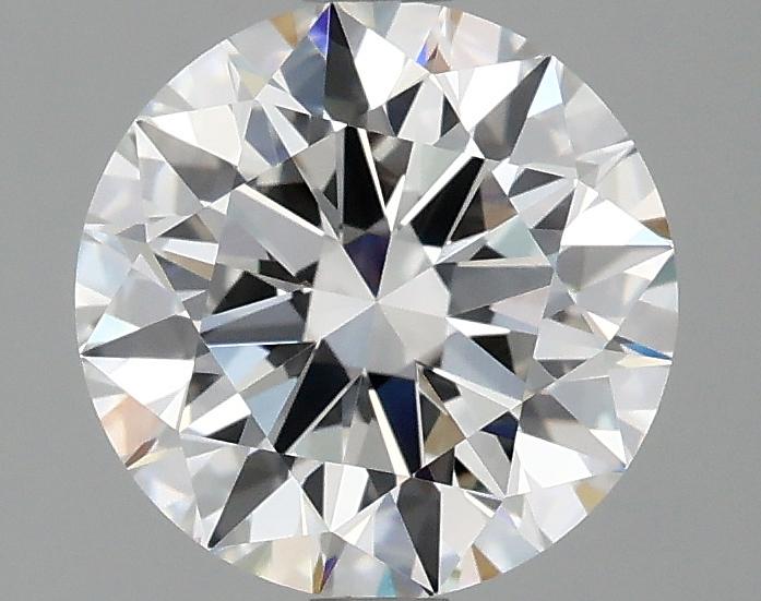 2.04 Carat Round Shaped Ideal Cut VVS2 IGI Certified Lab Grown Diamond