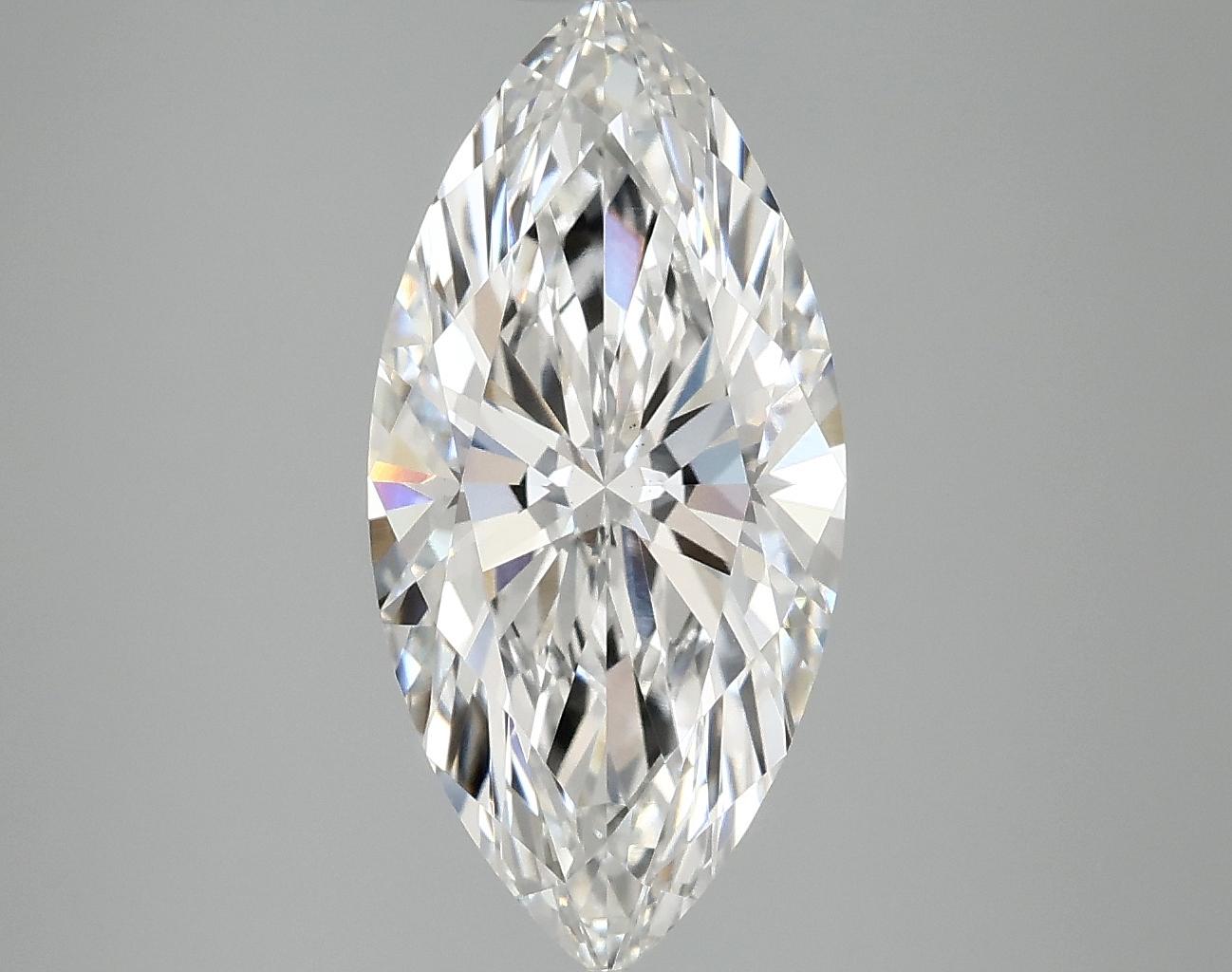 3.04 Carat Marquise Shaped Excellent Cut VS1 IGI Certified Lab Grown Diamond
