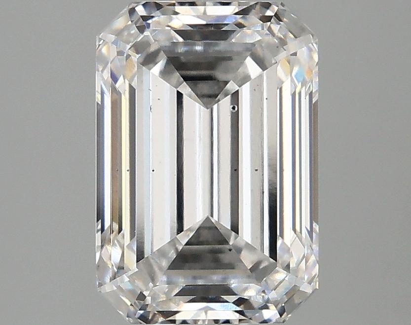 3.07 Carat Emerald Shaped Ideal Cut SI1 IGI Certified Lab Grown Diamond