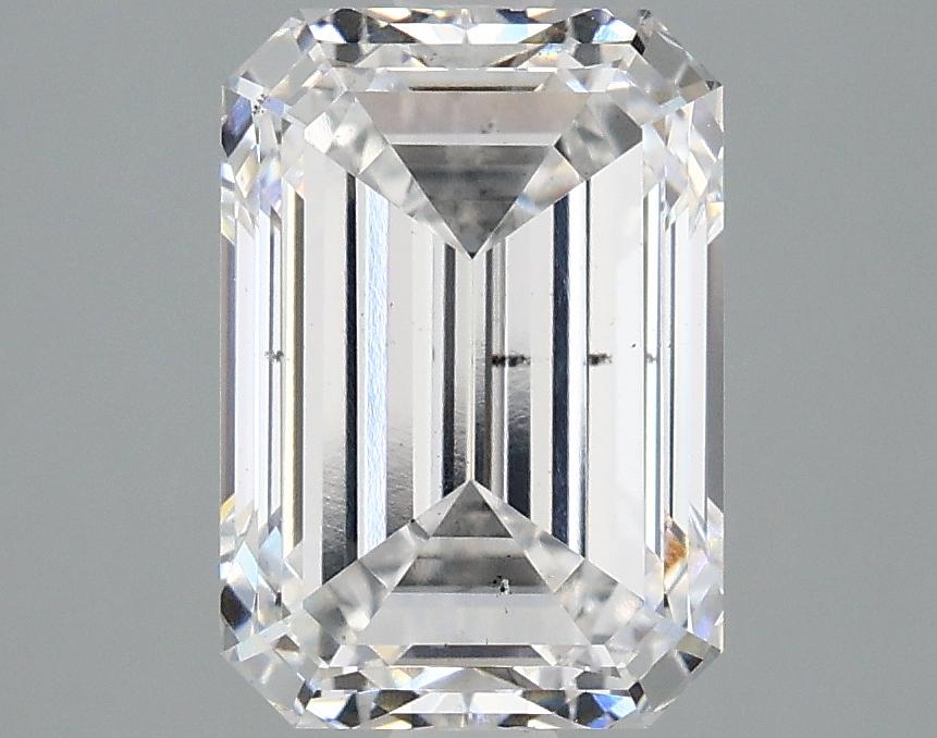 3.08 Carat Emerald Shaped Ideal Cut SI1 IGI Certified Lab Grown Diamond