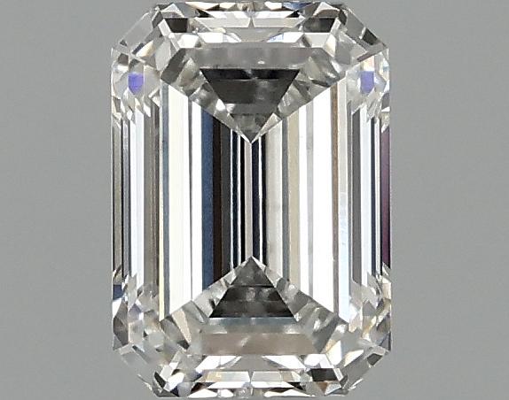 0.96 Carat Emerald Shaped Ideal Cut VVS2 IGI Certified Lab Grown Diamond