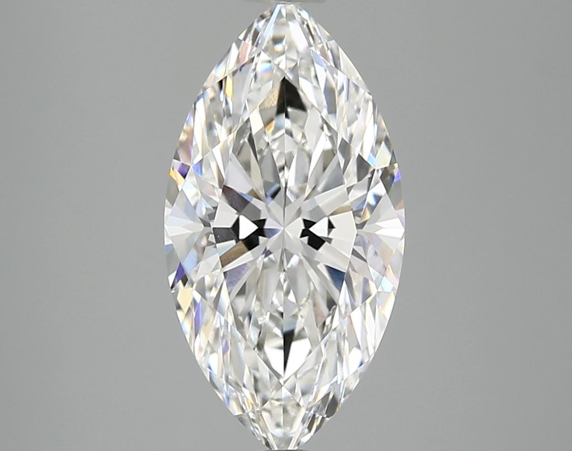 3.09 Carat Marquise Shaped Ideal Cut VVS2 IGI Certified Lab Grown Diamond