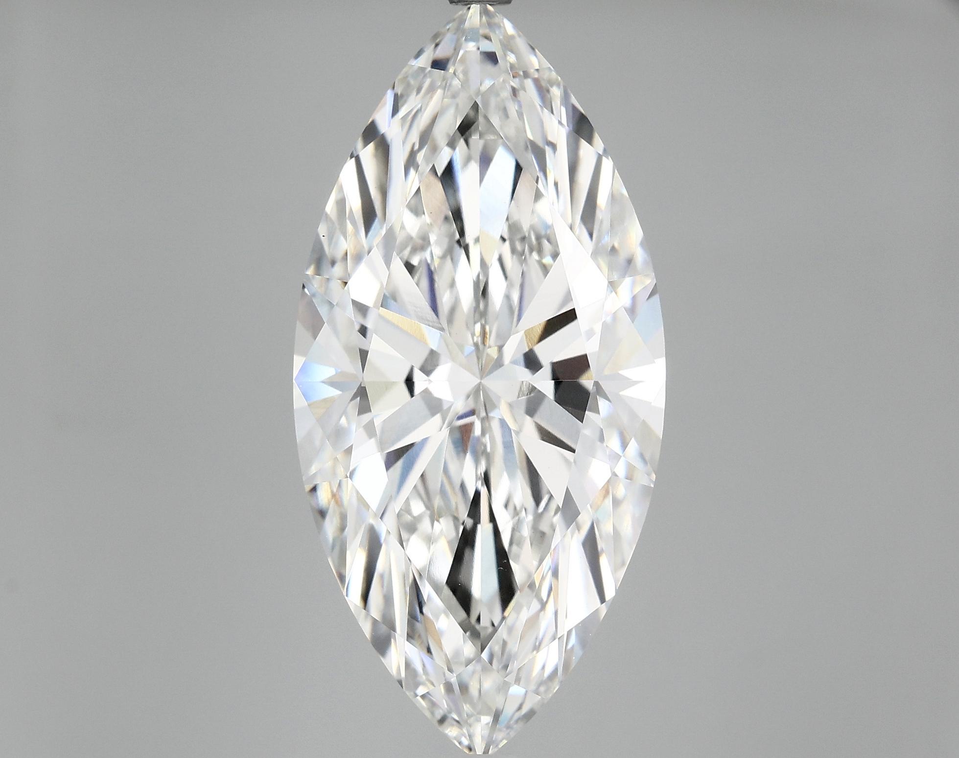 10.2 Carat Marquise Shaped Ideal Cut VVS2 IGI Certified Lab Grown Diamond