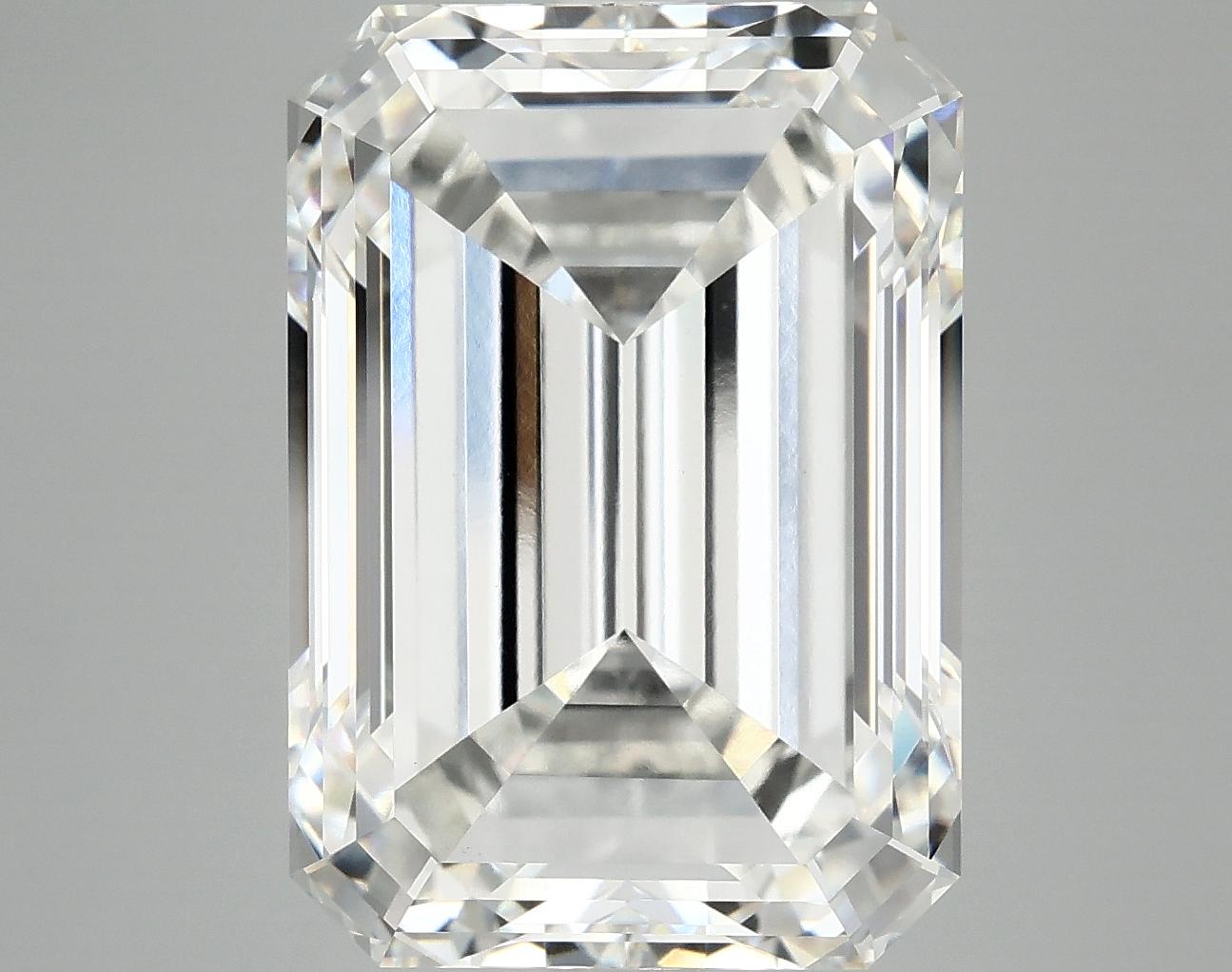 11.07 Carat Emerald Shaped Ideal Cut VVS2 IGI Certified Lab Grown Diamond