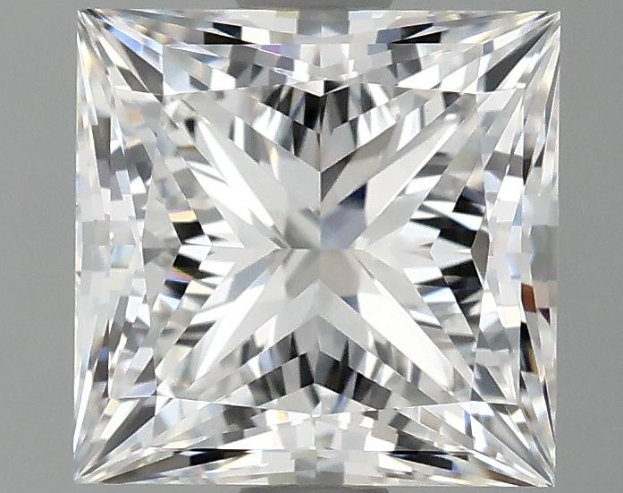 1.85 Carat Princess Shaped Ideal Cut VVS2 IGI Certified Lab Grown Diamond