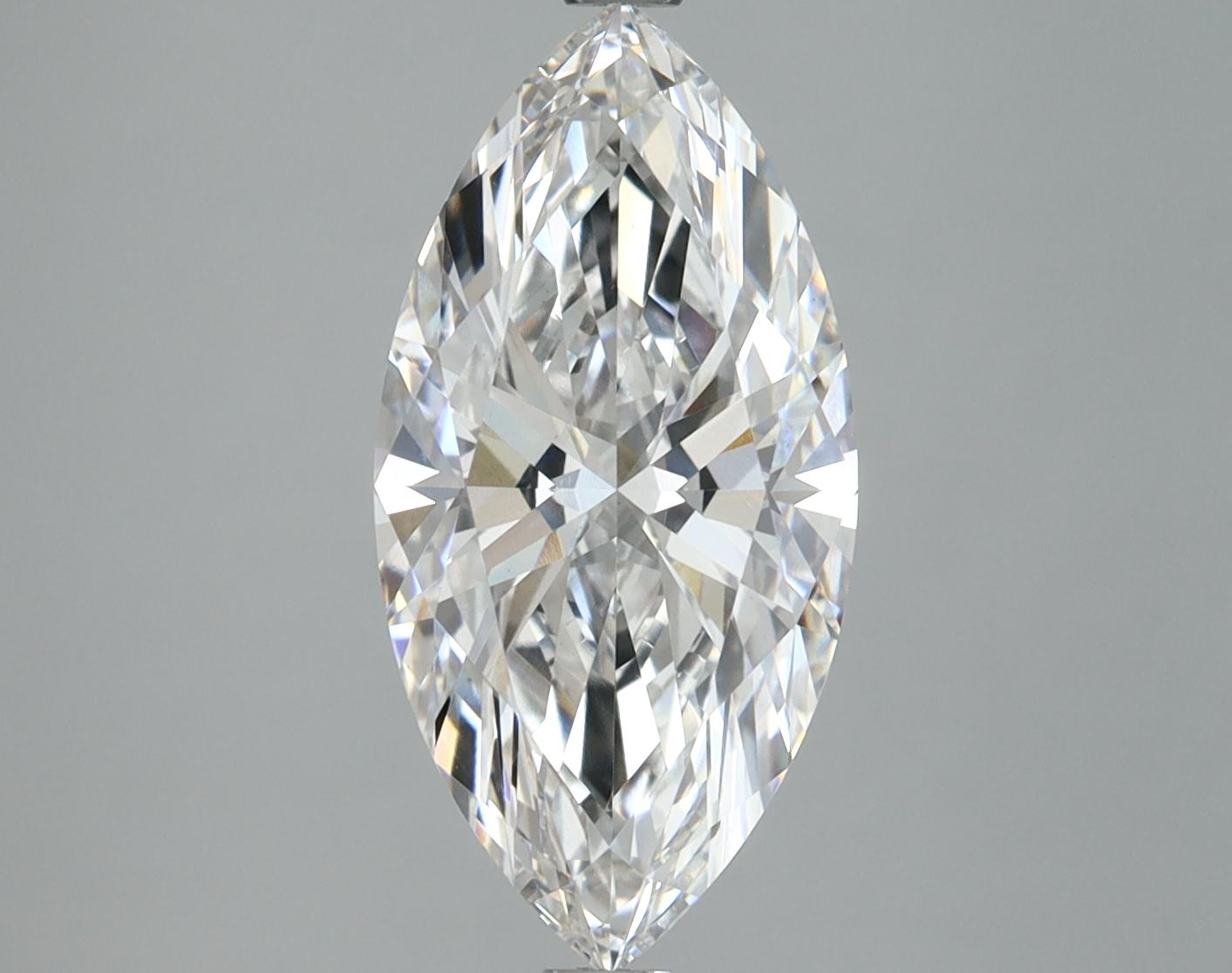 3.03 Carat Marquise Shaped Ideal Cut VS1 IGI Certified Lab Grown Diamond