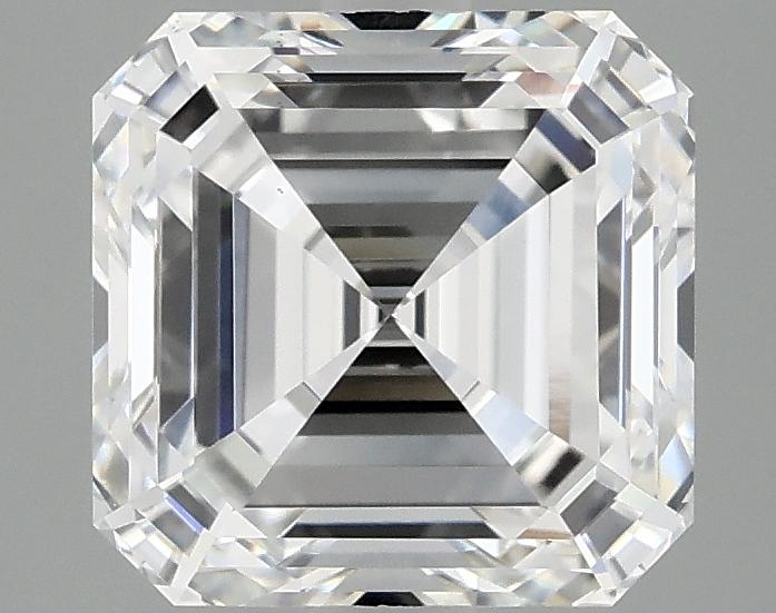 3.08 Carat Asscher Shaped Ideal Cut VS1 IGI Certified Lab Grown Diamond