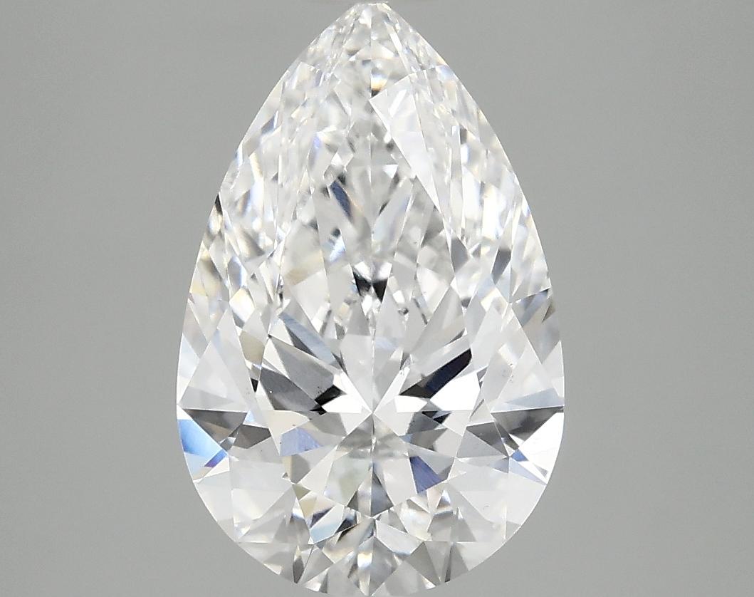 3.05 Carat Pear Shaped Ideal Cut VS2 IGI Certified Lab Grown Diamond