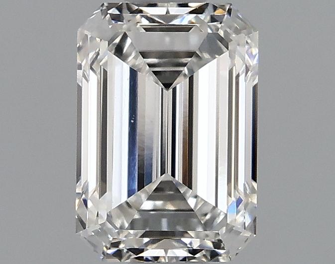 0.99 Carat Emerald Shaped Ideal Cut VVS2 IGI Certified Lab Grown Diamond