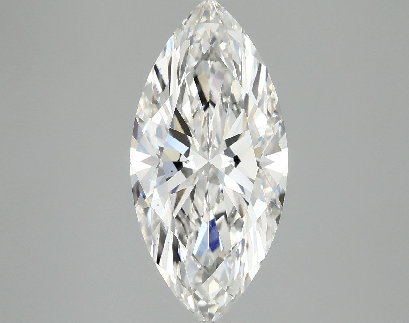 3.08 Carat Marquise Shaped Excellent Cut VS2 IGI Certified Lab Grown Diamond