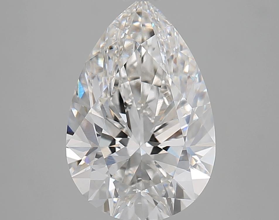 3.02 Carat Pear Shaped Excellent Cut VS2 IGI Certified Lab Grown Diamond