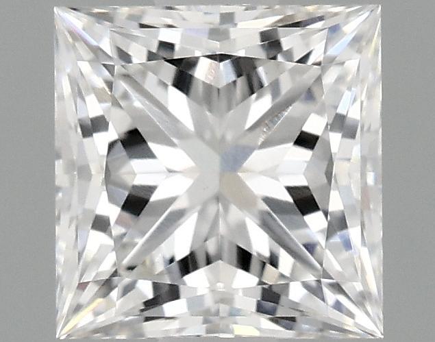 0.97 Carat Princess Shaped Ideal Cut VVS2 IGI Certified Lab Grown Diamond