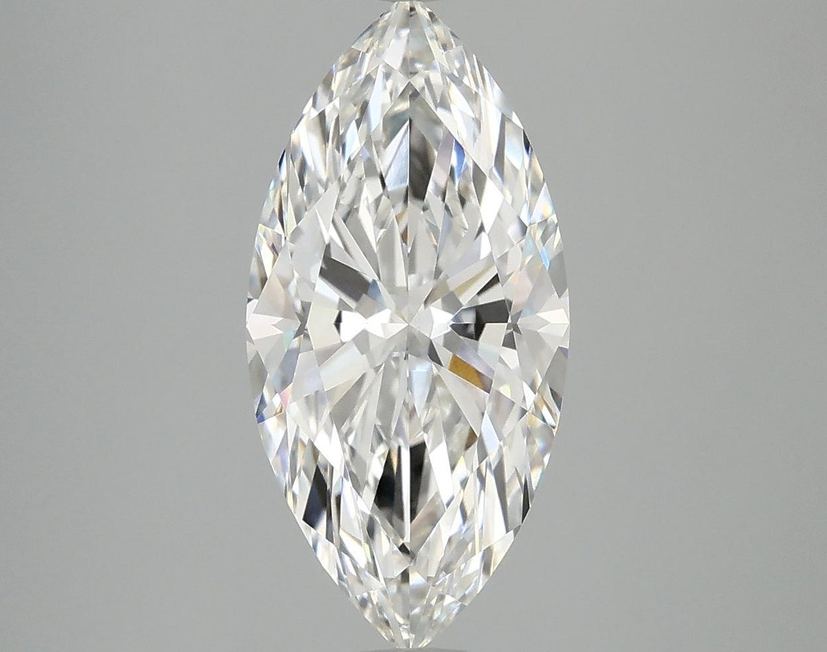 2.97 Carat Marquise Shaped Ideal Cut VVS2 IGI Certified Lab Grown Diamond