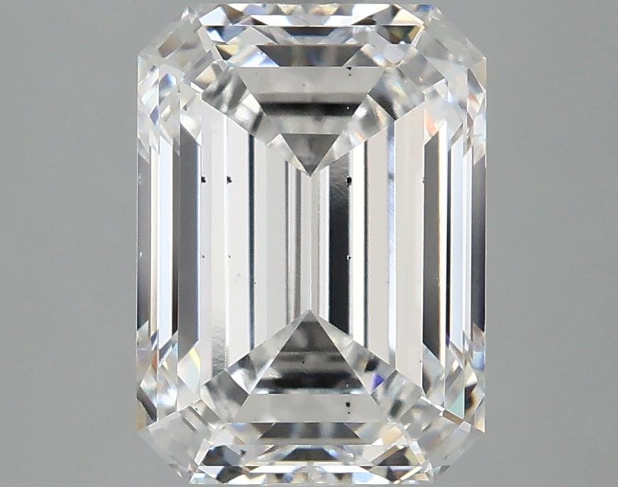 3.09 Carat Emerald Shaped Excellent Cut SI1 IGI Certified Lab Grown Diamond