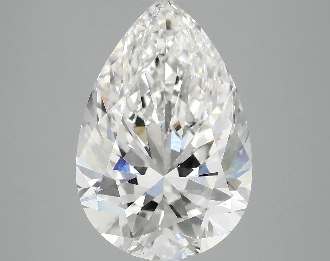 3.89 Carat Pear Shaped Excellent Cut VVS2 IGI Certified Lab Grown Diamond