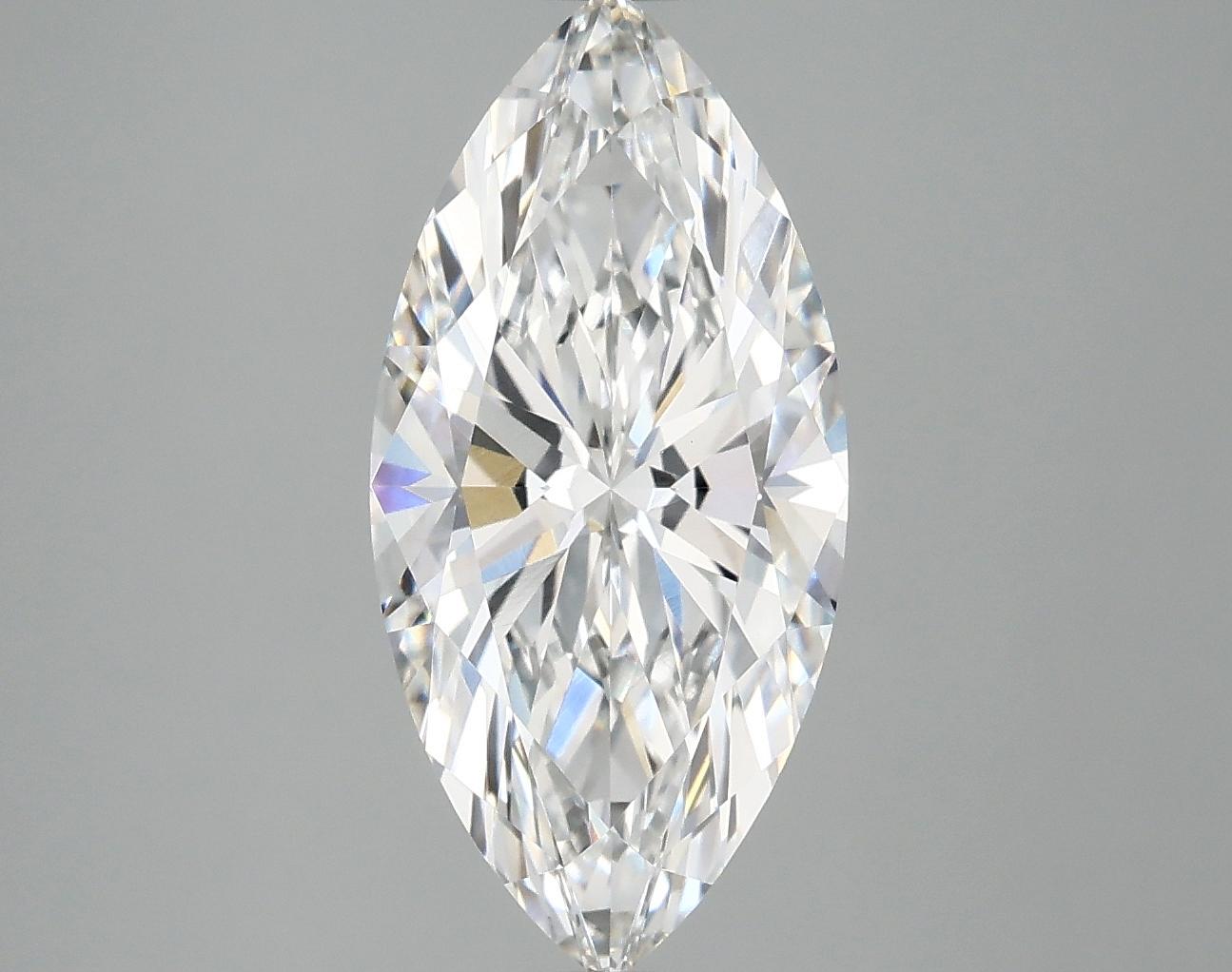 3.03 Carat Marquise Shaped Excellent Cut VVS2 IGI Certified Lab Grown Diamond