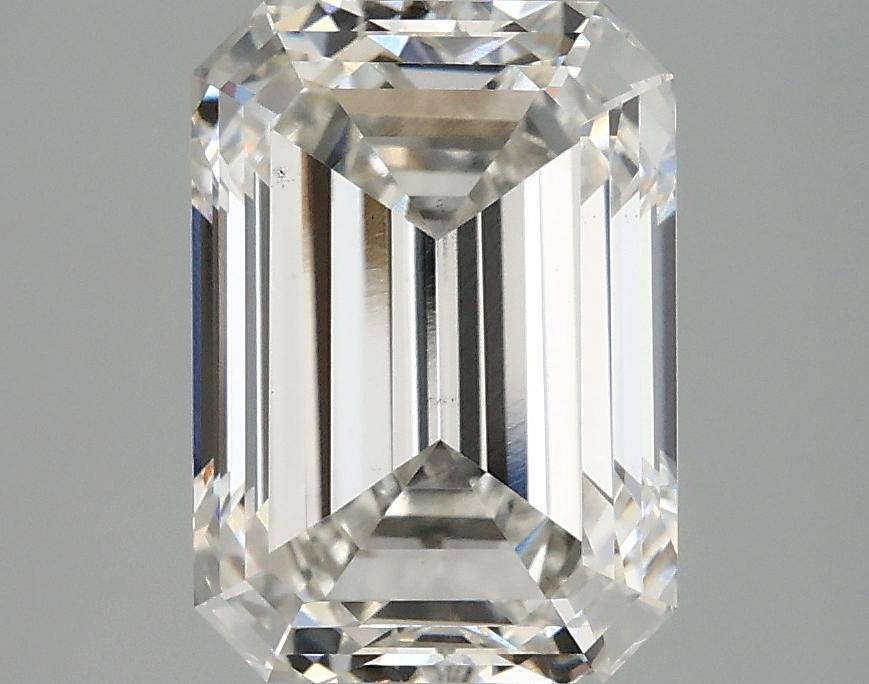 3.78 Carat Emerald Shaped Ideal Cut VS2 IGI Certified Lab Grown Diamond
