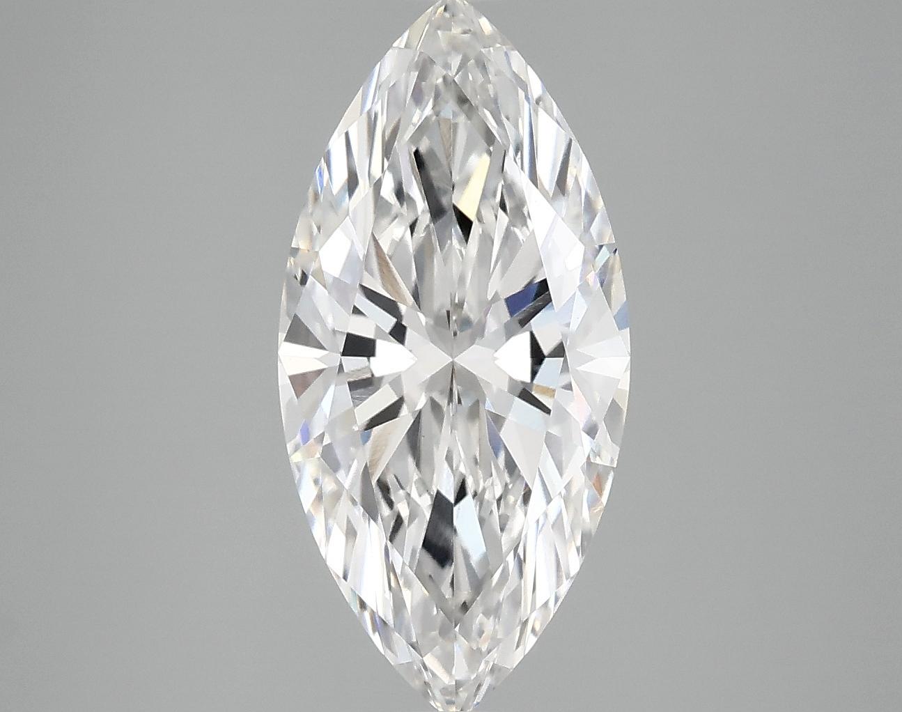 2.98 Carat Marquise Shaped Excellent Cut VS1 IGI Certified Lab Grown Diamond