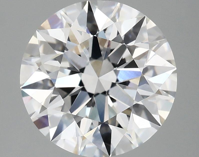 3.08 Carat Round Shaped Excellent Cut VVS2 IGI Certified Lab Grown Diamond