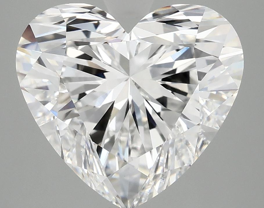 5.07 Carat Heart Shaped Ideal Cut VVS2 IGI Certified Lab Grown Diamond
