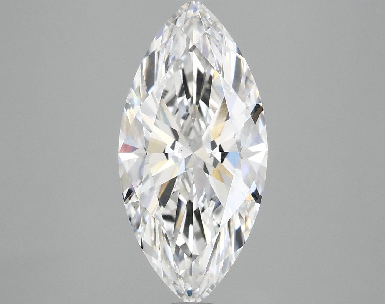 3.07 Carat Marquise Shaped Excellent Cut VS2 IGI Certified Lab Grown Diamond