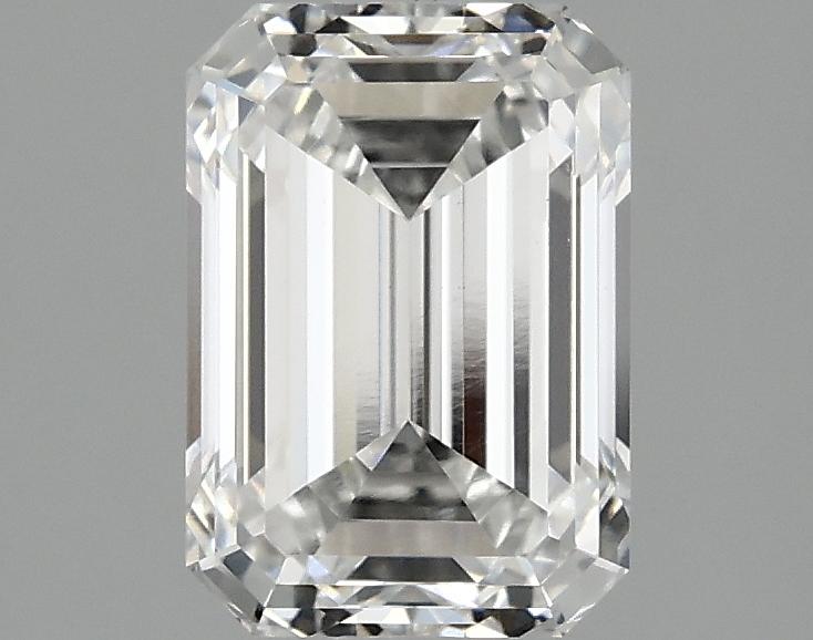2.07 Carat Emerald Shaped Ideal Cut VVS2 IGI Certified Lab Grown Diamond