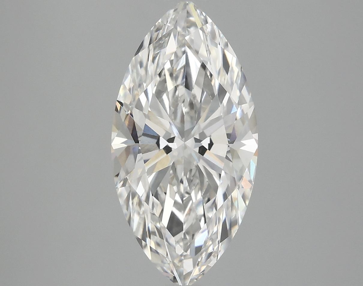 3.01 Carat Marquise Shaped Ideal Cut VVS2 IGI Certified Lab Grown Diamond