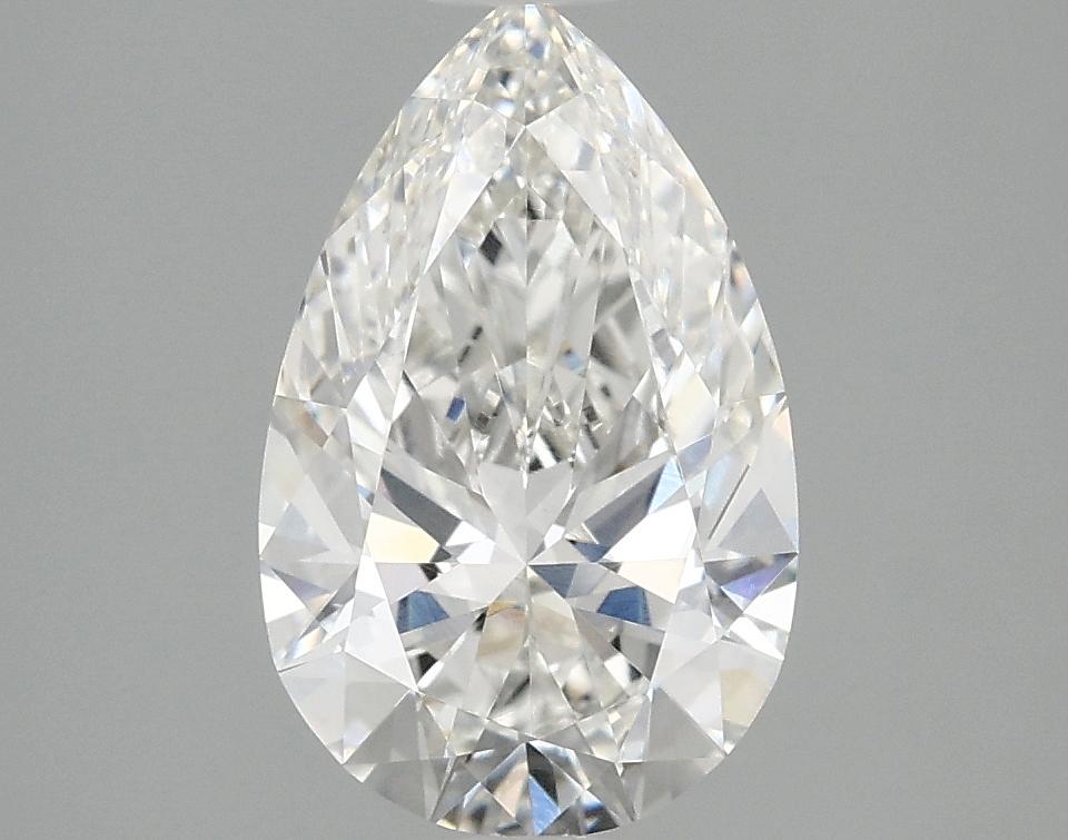 1.92 Carat Pear Shaped Ideal Cut VVS2 IGI Certified Lab Grown Diamond