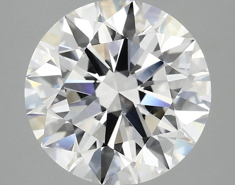 3.07 Carat Round Shaped Excellent Cut VVS2 IGI Certified Lab Grown Diamond