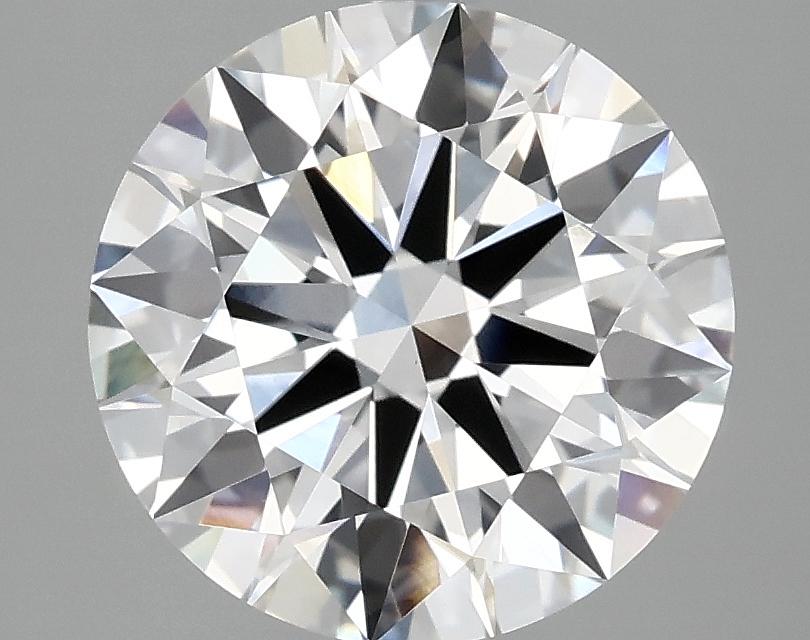 3.08 Carat Round Shaped Ideal Cut VVS2 IGI Certified Lab Grown Diamond