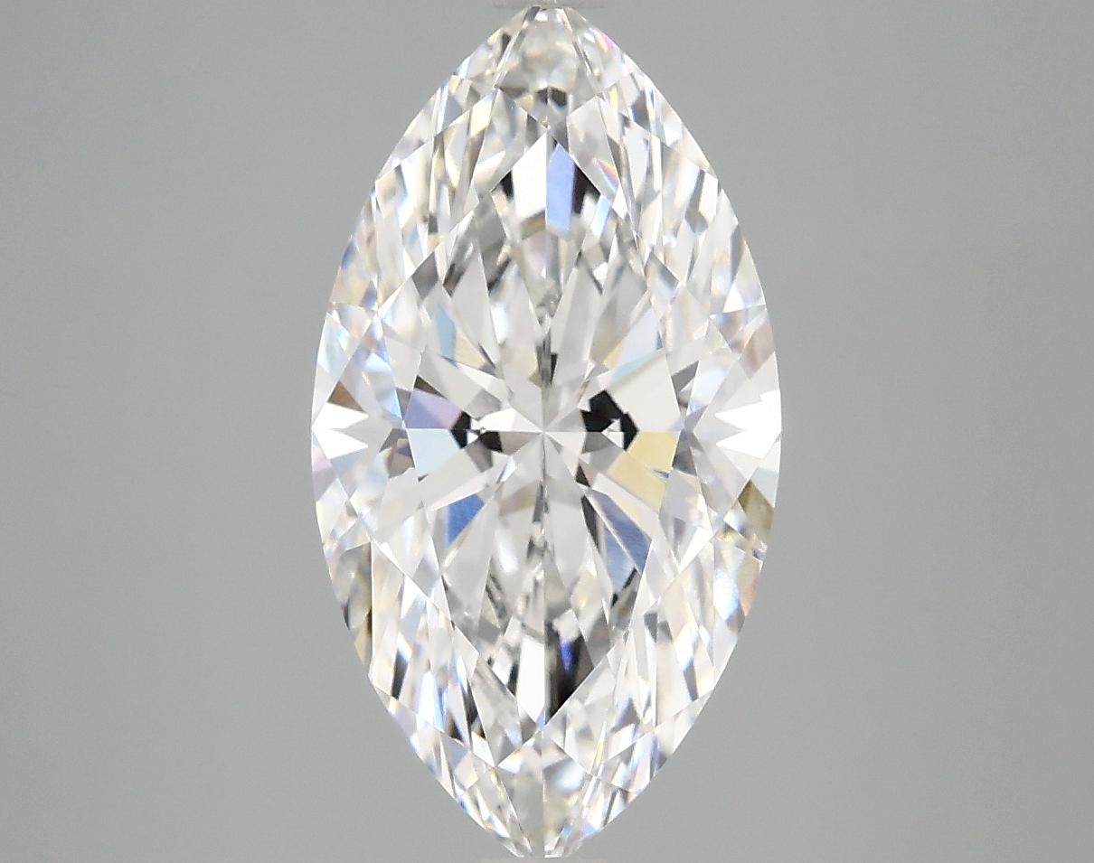 3.04 Carat Marquise Shaped Excellent Cut VVS2 IGI Certified Lab Grown Diamond