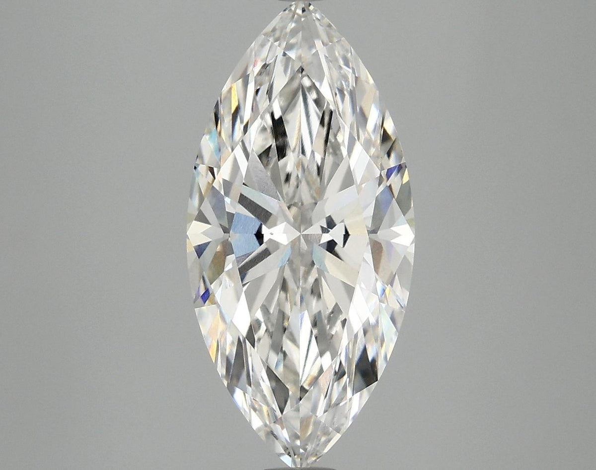 3.09 Carat Marquise Shaped Excellent Cut VVS2 IGI Certified Lab Grown Diamond