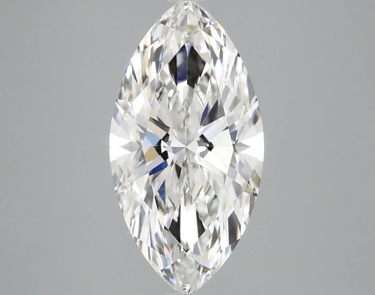 3.1 Carat Marquise Shaped Ideal Cut VVS2 IGI Certified Lab Grown Diamond