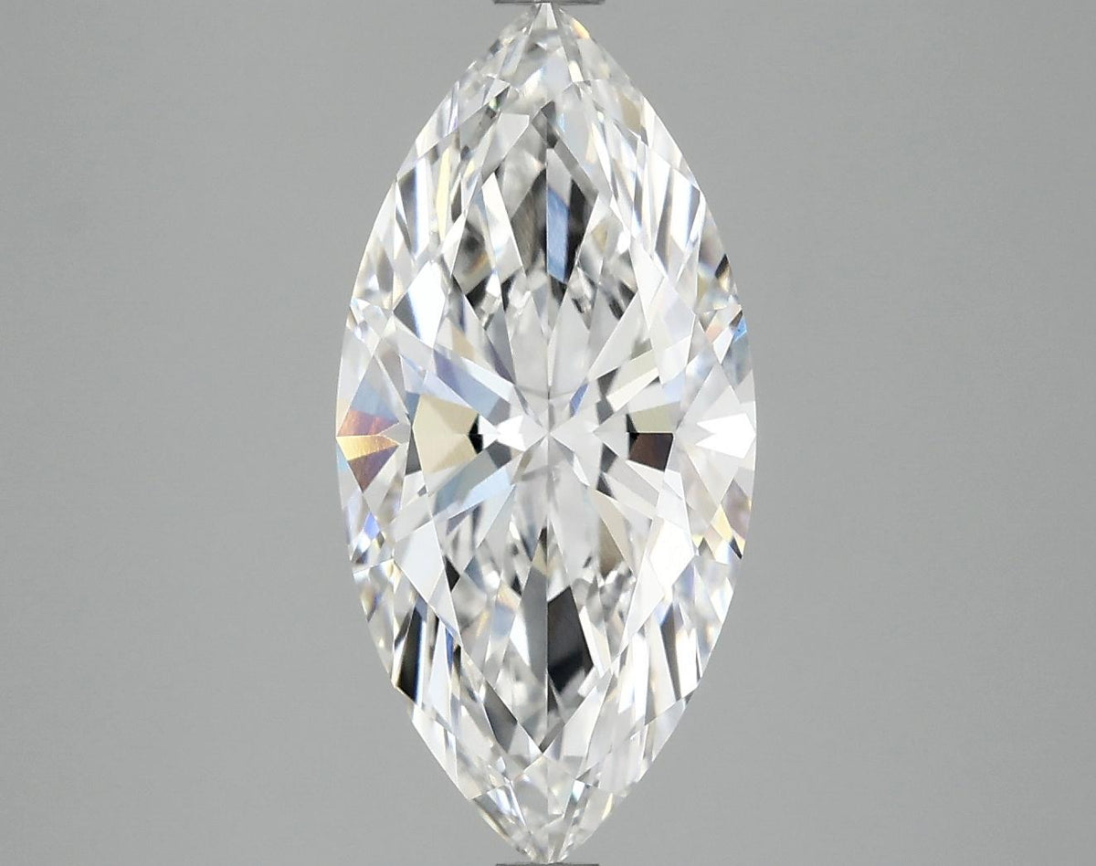 3.03 Carat Marquise Shaped Excellent Cut VVS2 IGI Certified Lab Grown Diamond