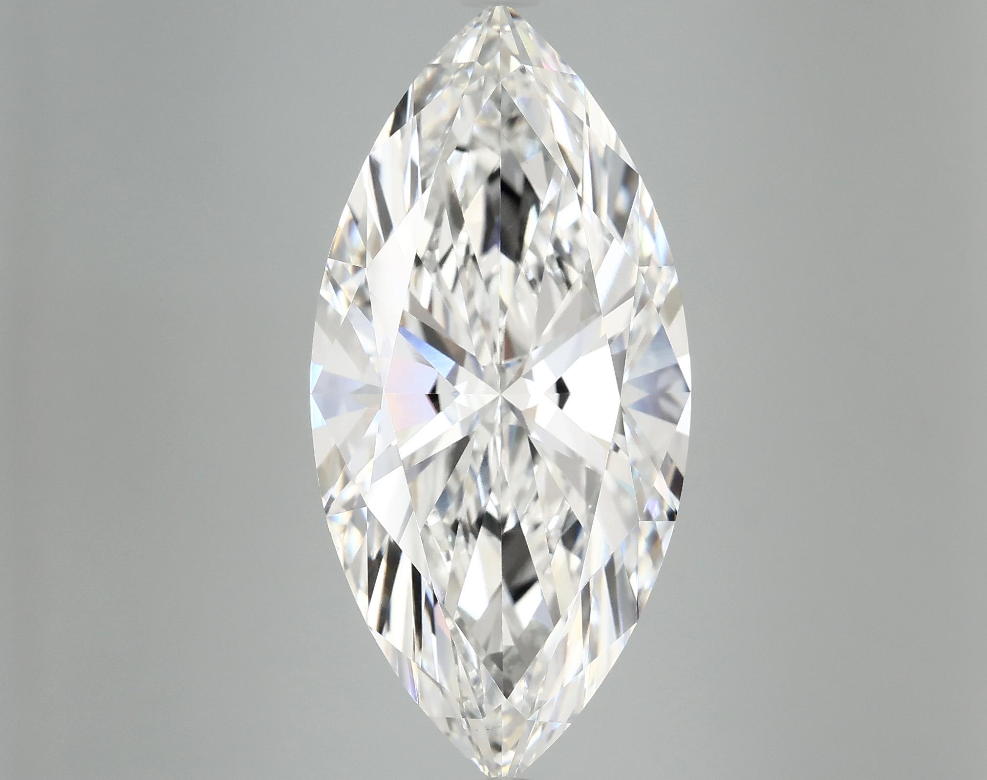 10.08 Carat Marquise Shaped Excellent Cut VVS2 IGI Certified Lab Grown Diamond