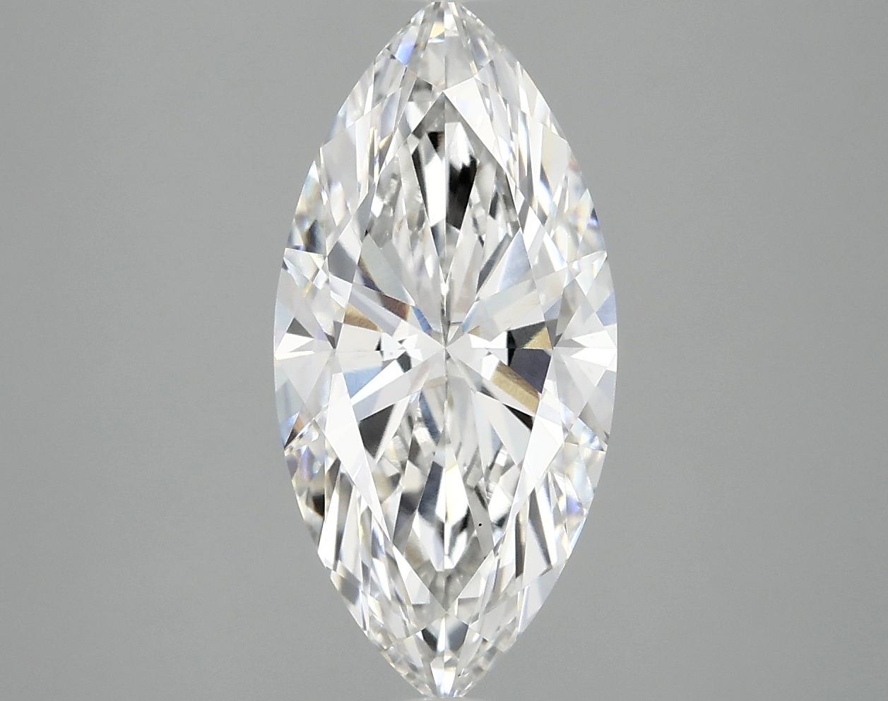 2.47 Carat Marquise Shaped Excellent Cut VS1 IGI Certified Lab Grown Diamond