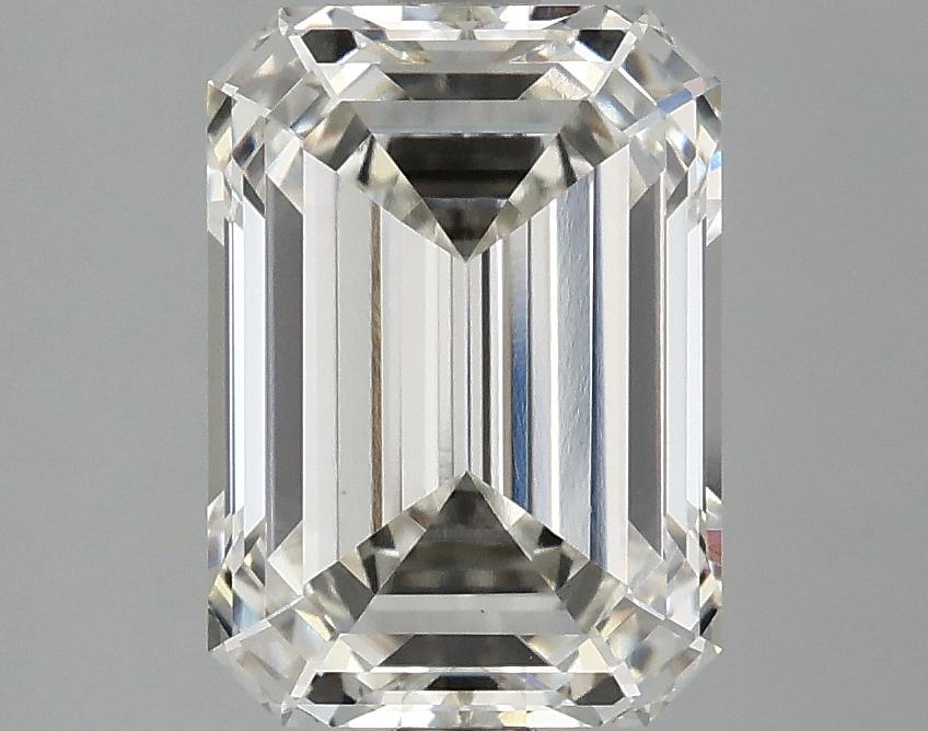 3.07 Carat Emerald Shaped Ideal Cut VVS2 IGI Certified Lab Grown Diamond