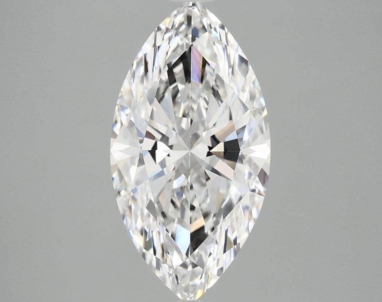3.03 Carat Marquise Shaped Excellent Cut VS1 IGI Certified Lab Grown Diamond