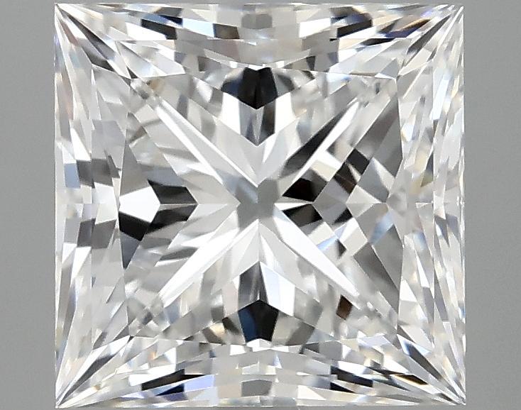 4.01 Carat Princess Shaped Ideal Cut VVS2 IGI Certified Lab Grown Diamond