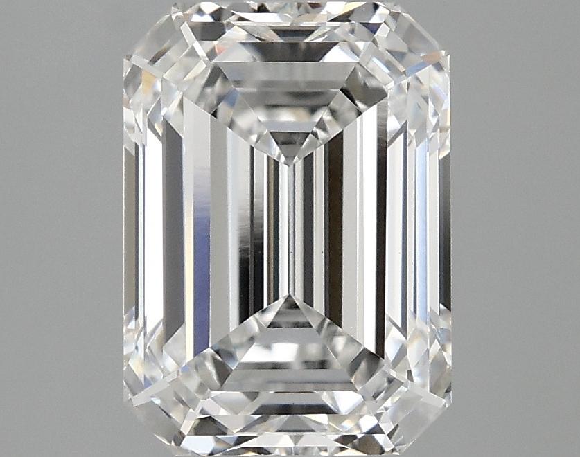 3.09 Carat Emerald Shaped Excellent Cut VS1 IGI Certified Lab Grown Diamond