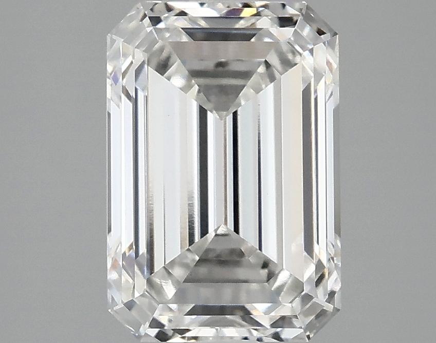 3.03 Carat Emerald Shaped Ideal Cut VVS2 IGI Certified Lab Grown Diamond