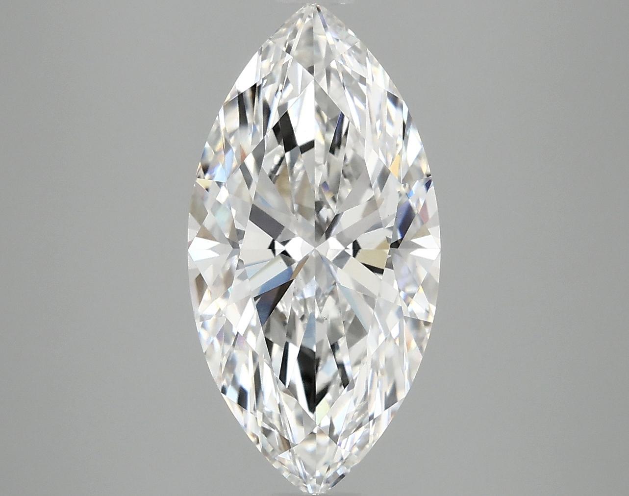 3.09 Carat Marquise Shaped Ideal Cut VS1 IGI Certified Lab Grown Diamond