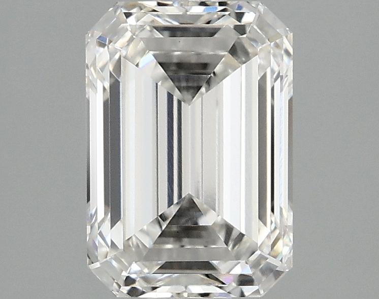 2.08 Carat Emerald Shaped Ideal Cut VVS2 IGI Certified Lab Grown Diamond