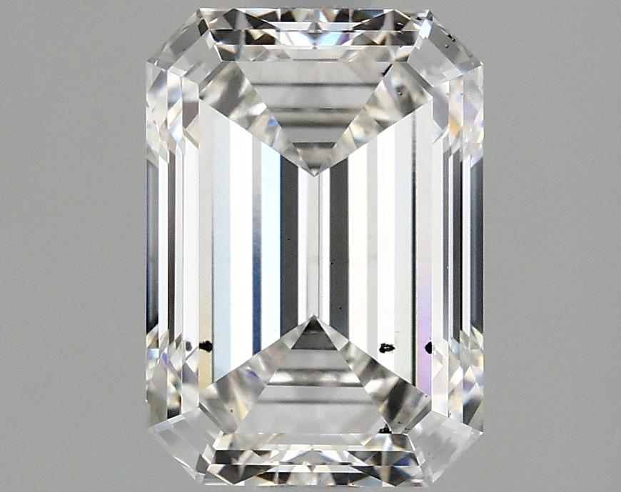 2.0 Carat Emerald Shaped Ideal Cut SI1 IGI Certified Lab Grown Diamond