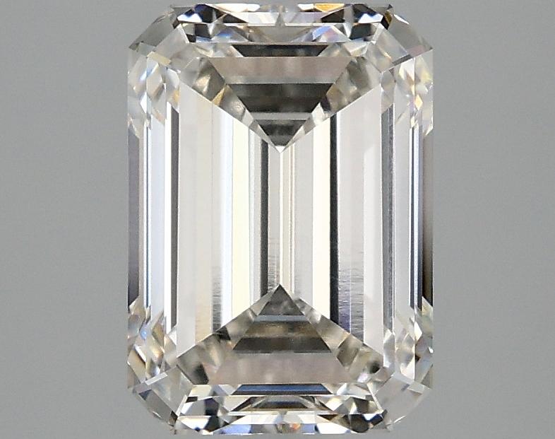 2.54 Carat Emerald Shaped Ideal Cut VVS2 IGI Certified Lab Grown Diamond