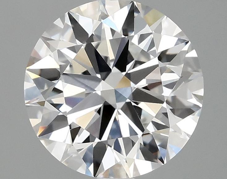 2.55 Carat Round Shaped Ideal Cut VVS2 IGI Certified Lab Grown Diamond
